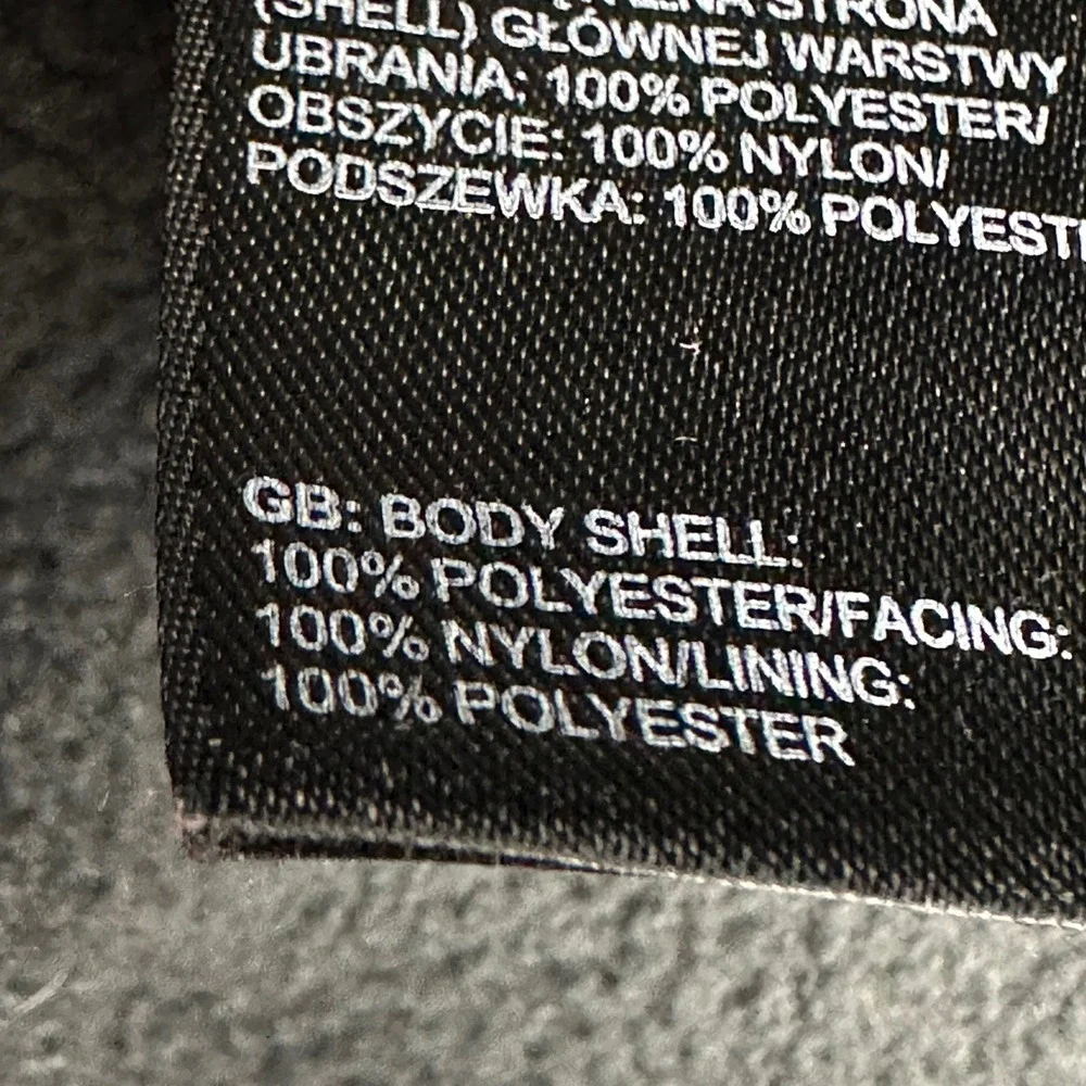 The North Face T201 F13‎ Womens Small Full Zip Black Poly Fleece Jacket CR04JK3